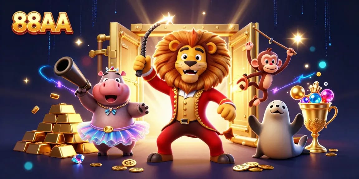 Engage with 88AA’s thrilling casino adventure featuring vibrant characters and treasure!