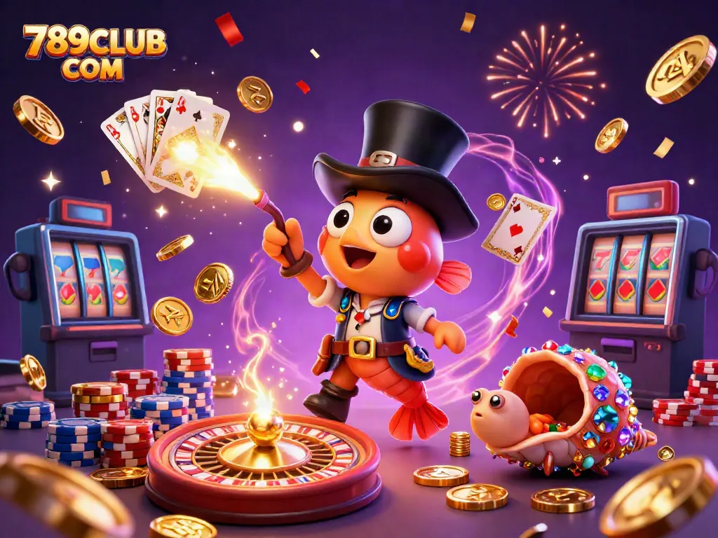 Engage in thrilling gaming moments at 789CLUB COM with dazzling golden coins, a deep-sea theme, and enticing casino elements.