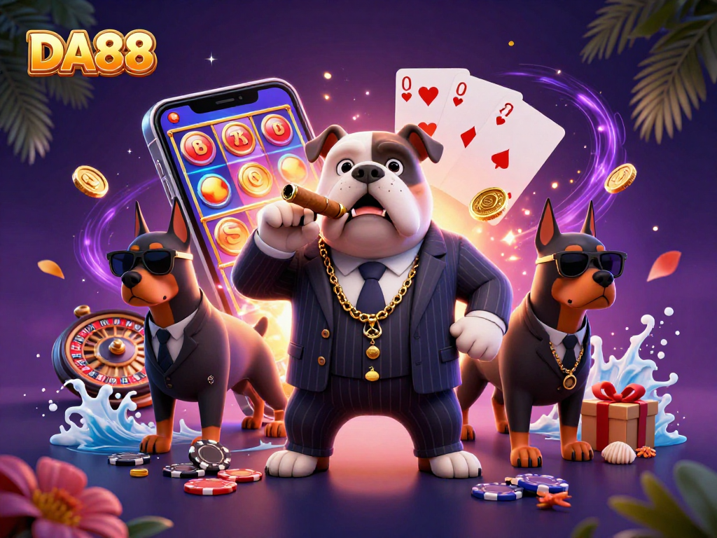 Experience thrilling gameplay at DA88 with engaging slot games and vibrant casino elements.