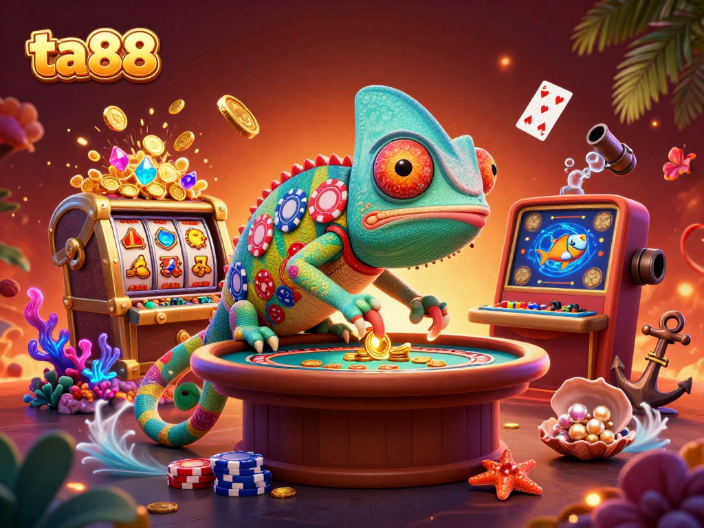 Experience thrilling gaming at ta88 with an exciting underwater treasure scene packed with dynamic casino elements.