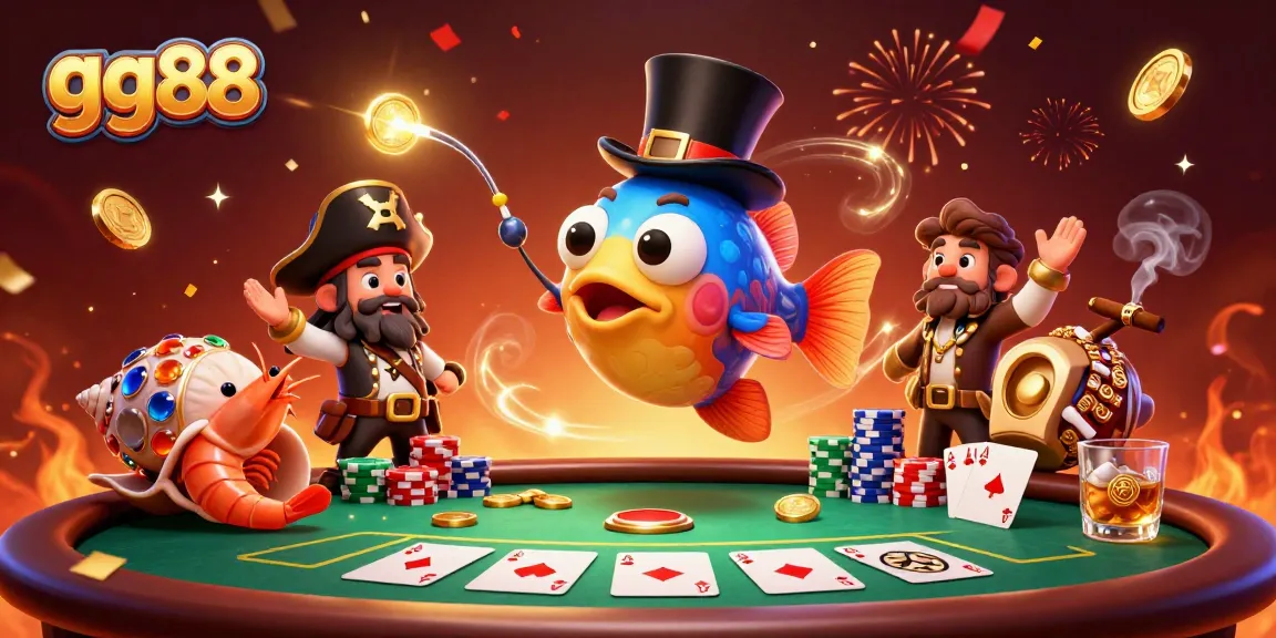Engage in thrilling gambling experiences with gg88 featuring vibrant casino characters and elements.