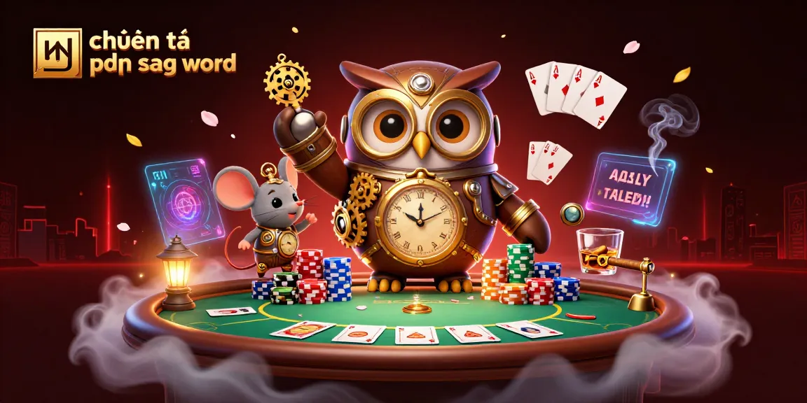 Experience seamless chuyển từ pdf sang word with a vibrant casino scene, showcasing detailed elements and engaging characters.