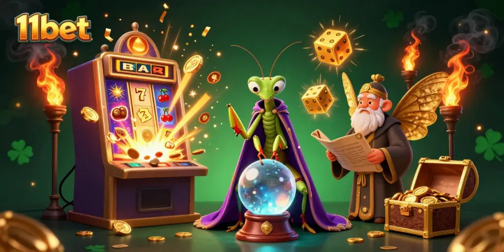 Experience thrilling wins with 11bet's immersive casino adventures featuring dynamic games and vibrant graphics.