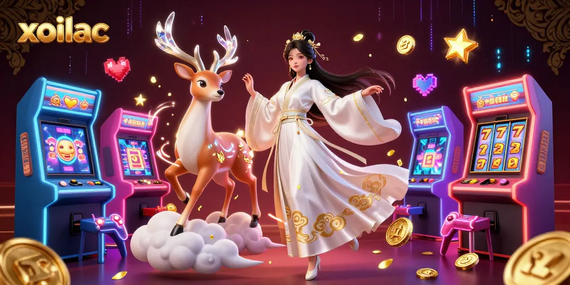 Experience thrilling gaming with Xoilac's vibrant slot elements and stunning visuals.
