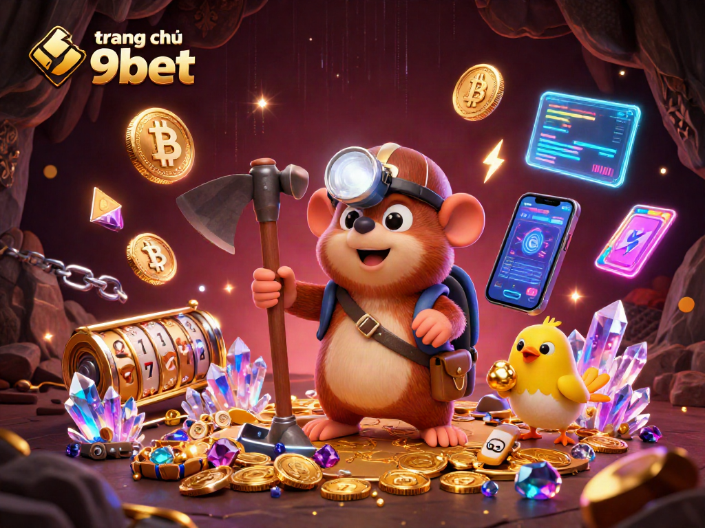 Experience excitement on trang chủ 9bet with a treasure-hunting mole amid dazzling digital casino elements.
