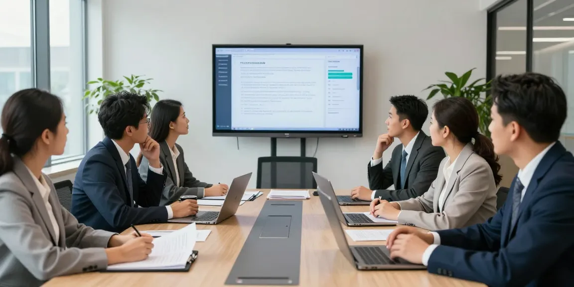 Law professionals collaborating in a bright office, conveying trust and strategy; pop over to these guys for legal expertise.