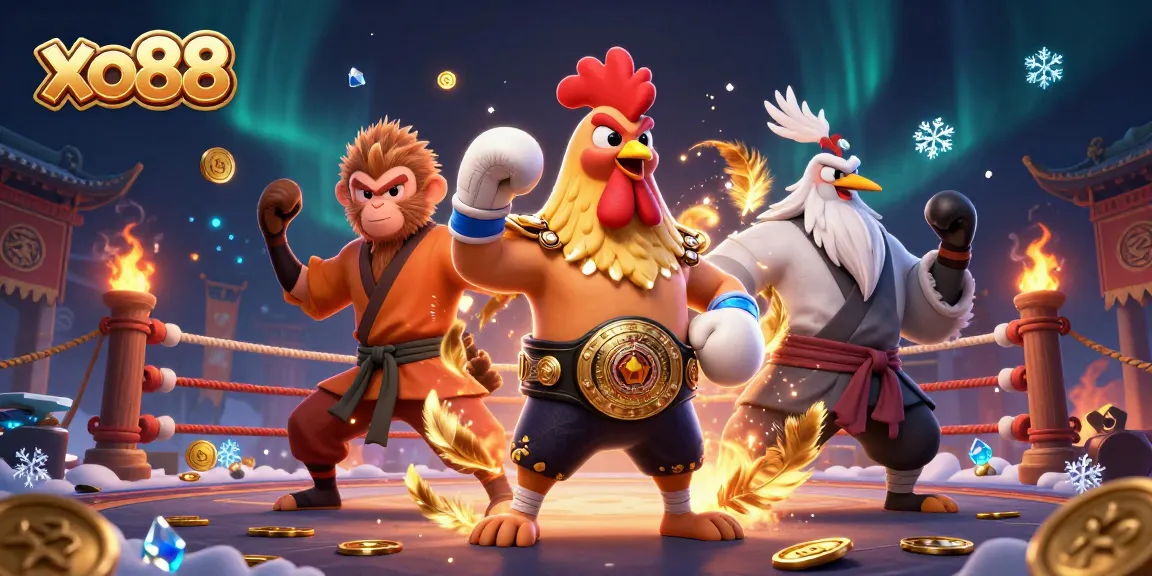 Experience thrilling betting action with xo88 in this vibrant 3D casino illustration featuring captivating characters and dynamic game elements.