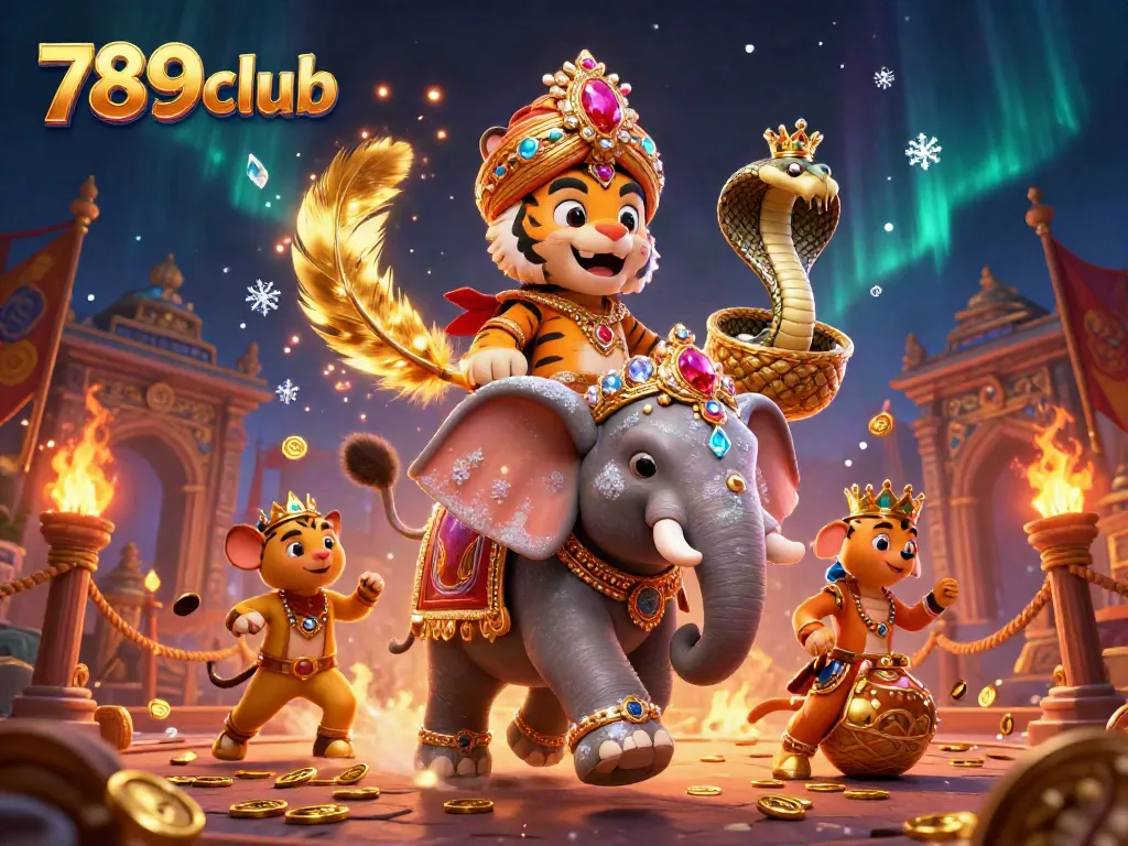 Experience exciting gameplay at 789club with a vibrant 3D casino illustration showcasing thrilling elements.