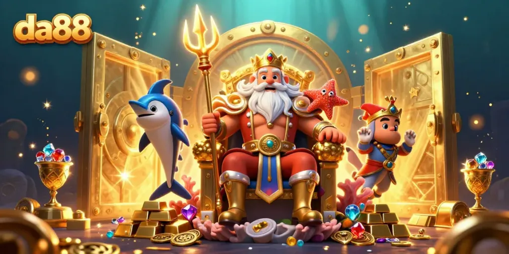 Experience thrilling gameplay with da88 in a vibrant underwater casino world.