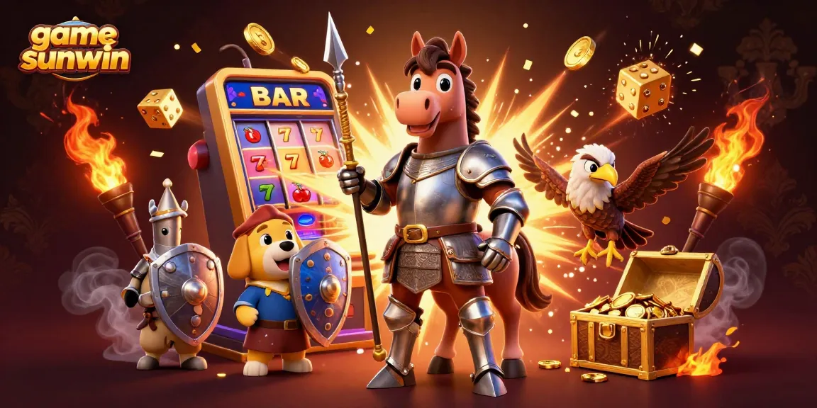 Experience the excitement of game sunwin with dynamic slot elements and engaging characters.