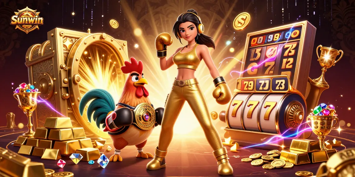 Engage with Sunwin's dynamic gaming world featuring exciting jackpots and vibrant casino elements.
