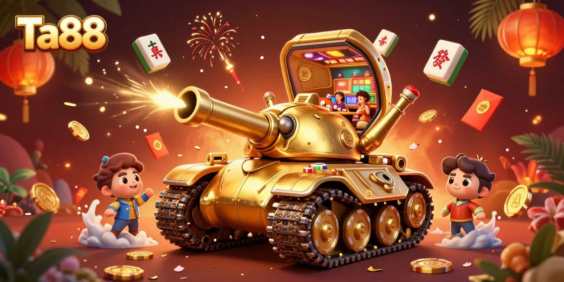 Experience Ta88's vibrant casino atmosphere with a dynamic scene of fun and fortune.