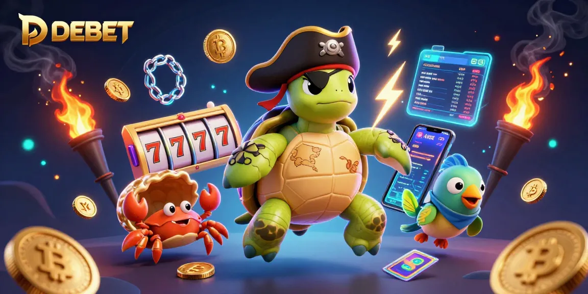 Spin the reels with DEBET and join an exciting adventure in the treasure-filled casino!