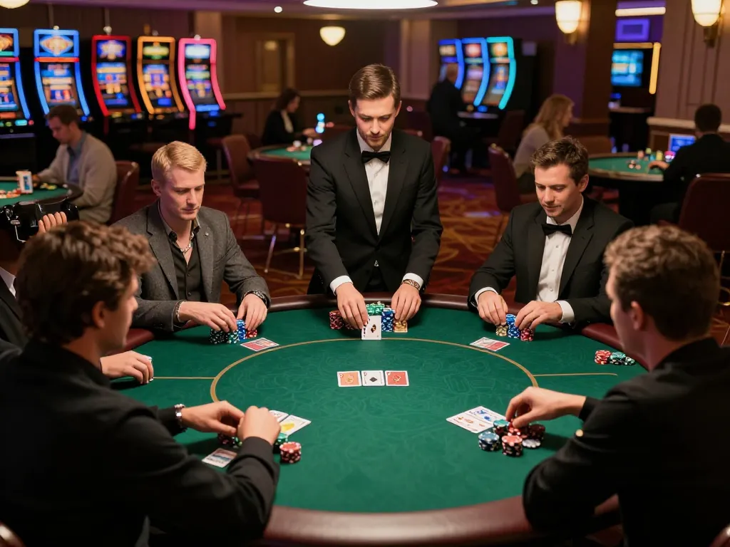 Players engaging in a poker game at GG88, showcasing strategic bets and high stakes.