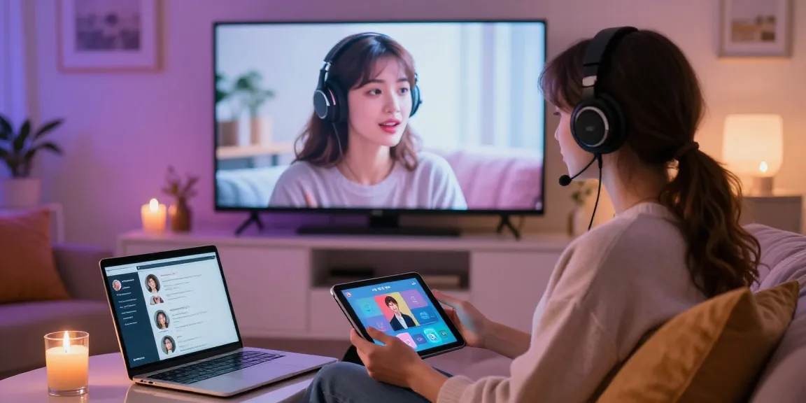Engaging ai nsfw interactive experience with a lifelike AI character in a cozy virtual environment