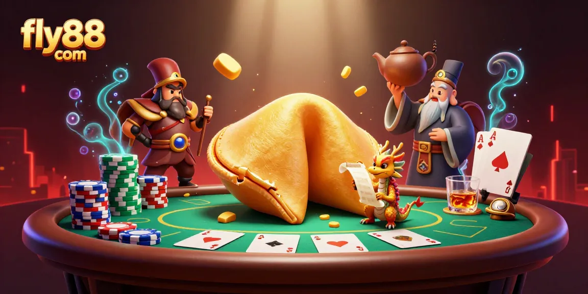 Experience dynamic gaming at fly88 com with vibrant characters and casino elements in a 3D scene.