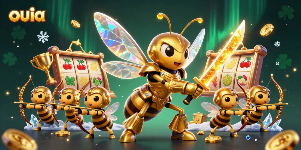 Engage with ouia's vibrant casino atmosphere featuring dynamic slots and golden treasures
