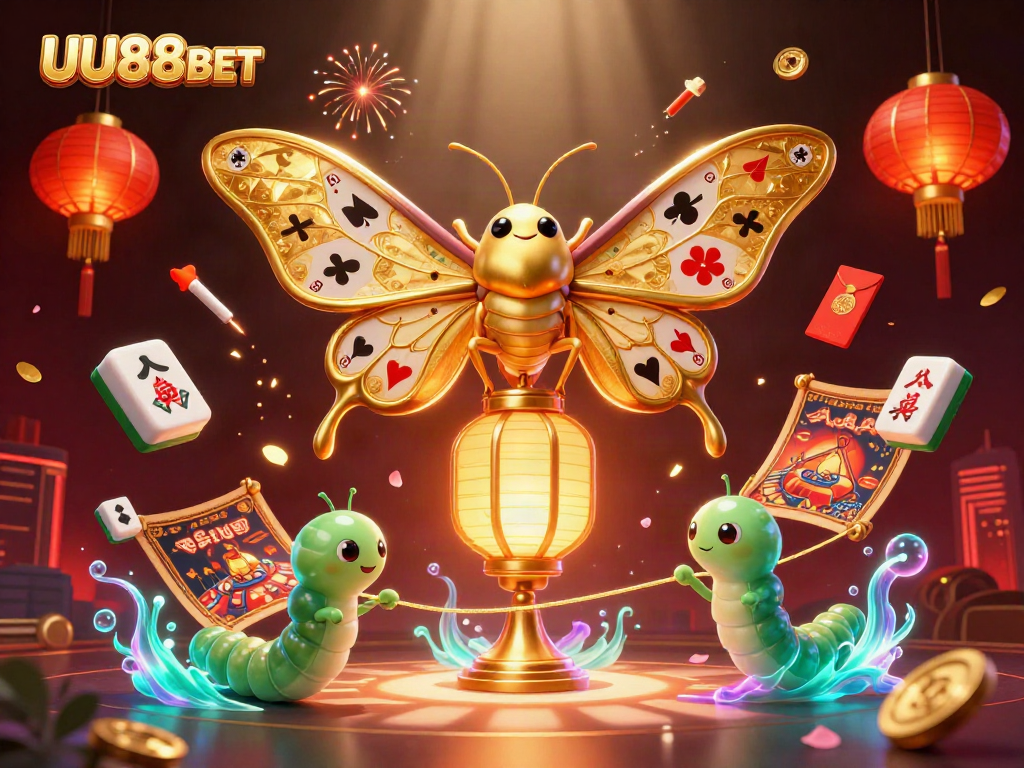 Experience exhilarating wins with UU88BET, featuring a dazzling 3D casino scene with vibrant elements.