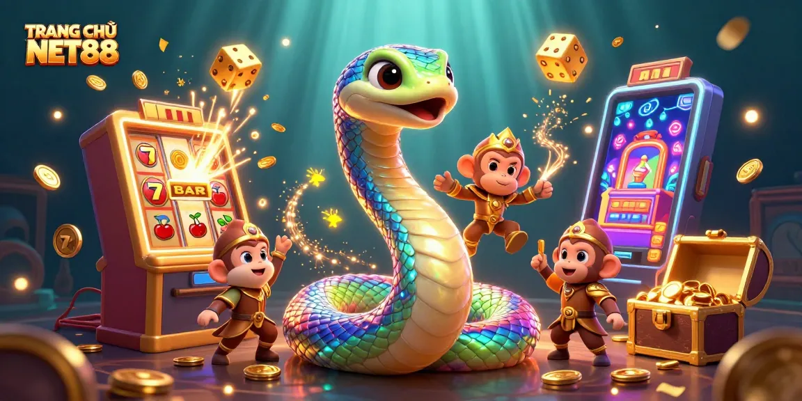 Engage in thrilling experiences at TRANG CHỦ NET88 with vibrant slot machine action and exciting game elements.