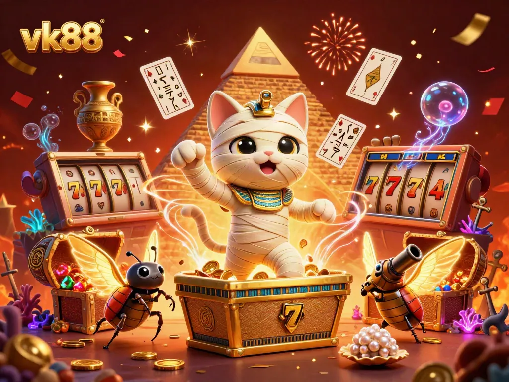 Engage with the vibrant video slots scene at vk88, featuring unique characters and thrilling elements.