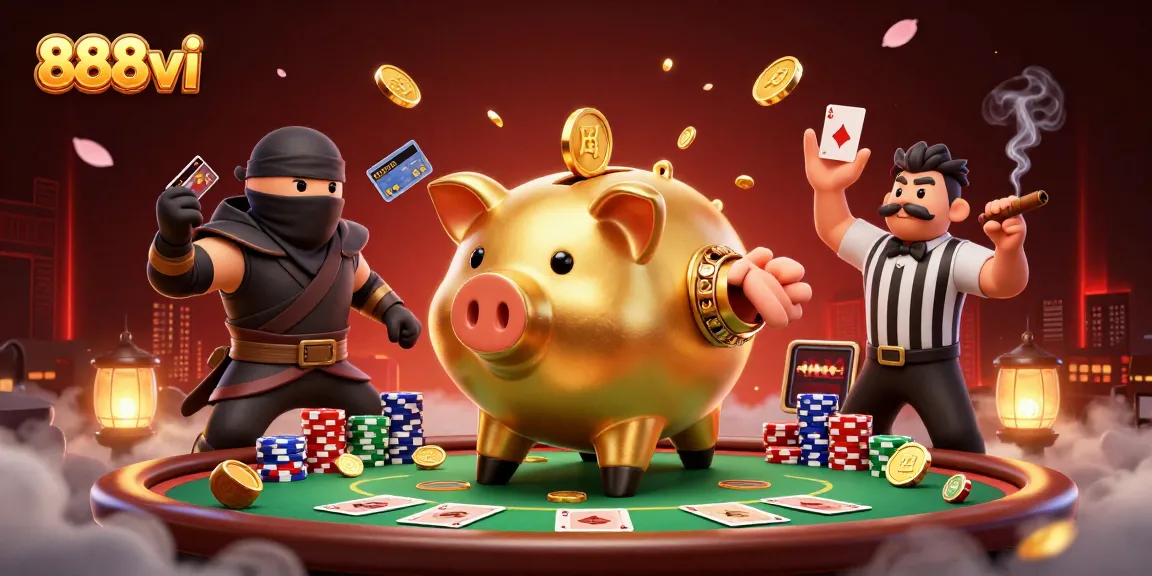 Engage with 888vi by winning big at the vibrant poker showdown featuring dynamic characters and elements.