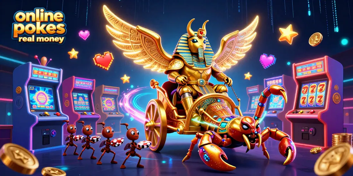 Engage with online pokies Australia real money featuring colorful casino elements and interactive characters.