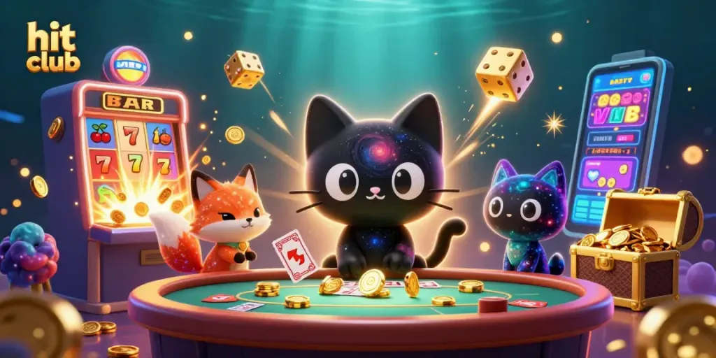 Experience the thrilling adventure at hit club casino as the black hole cat pulls in stacks of winnings!