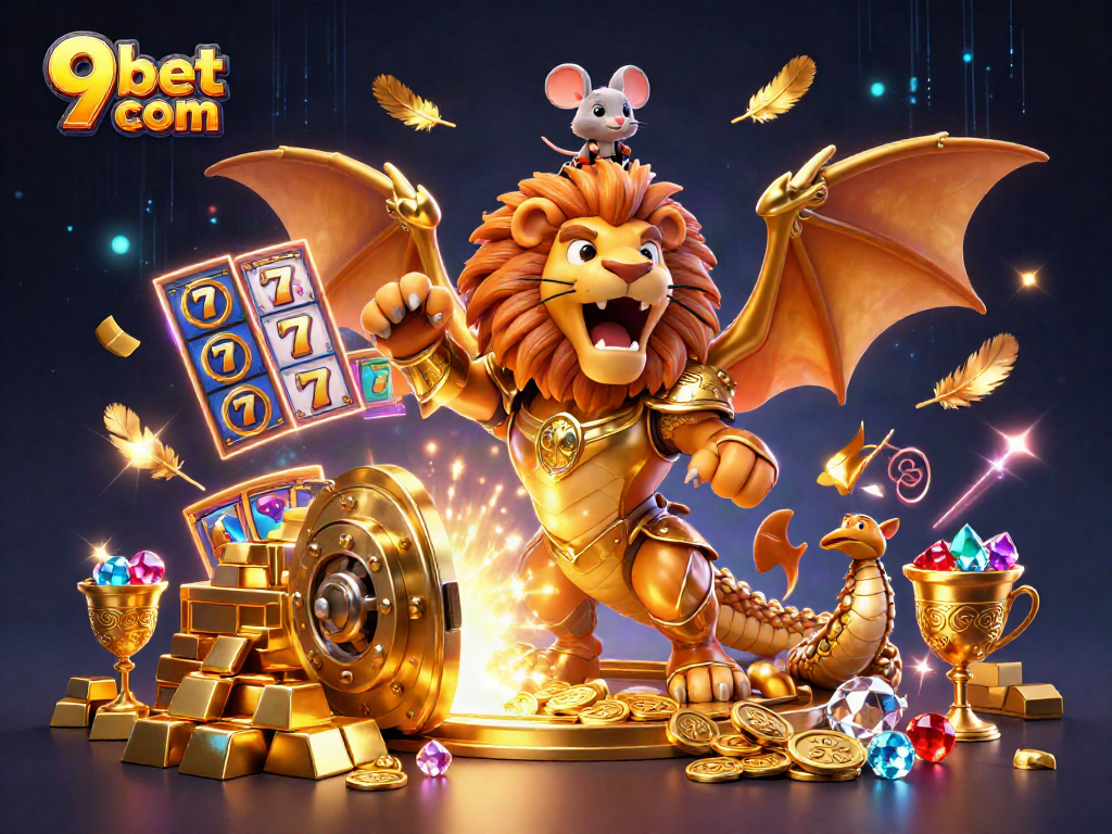 Experience thrilling slots action at 9bet com with golden treasures and vibrant gaming elements!