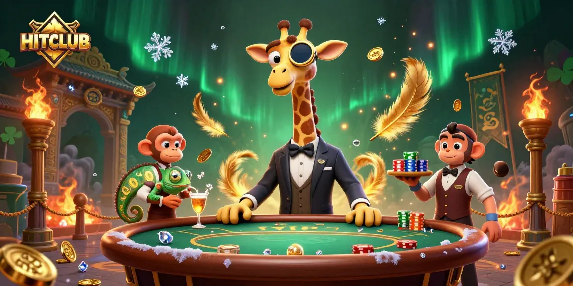 Experience the vibrant gaming atmosphere of HITCLUB with thrilling characters and explosive energy.