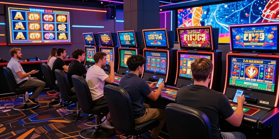 Scena dinamica di un casinò digitale che mostra giocatori che si divertono con i giochi dei casino non AAMS, con grafiche vivaci e interazioni animate.