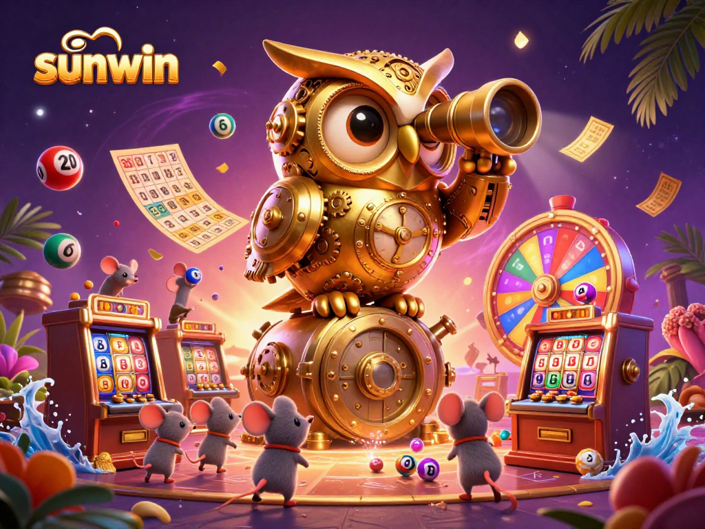 Engage with sunwin in an elaborate 3D casino realm, featuring vibrant characters and dynamic gaming elements.