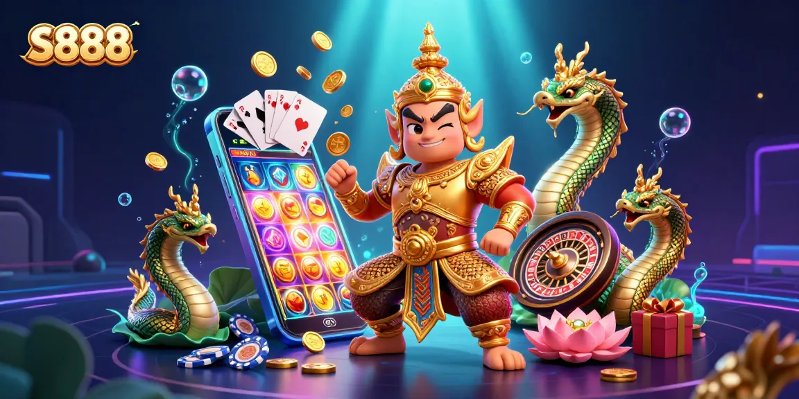 S888 offers immersive slot gaming with dazzling visuals that promise thrilling wins and excitement.