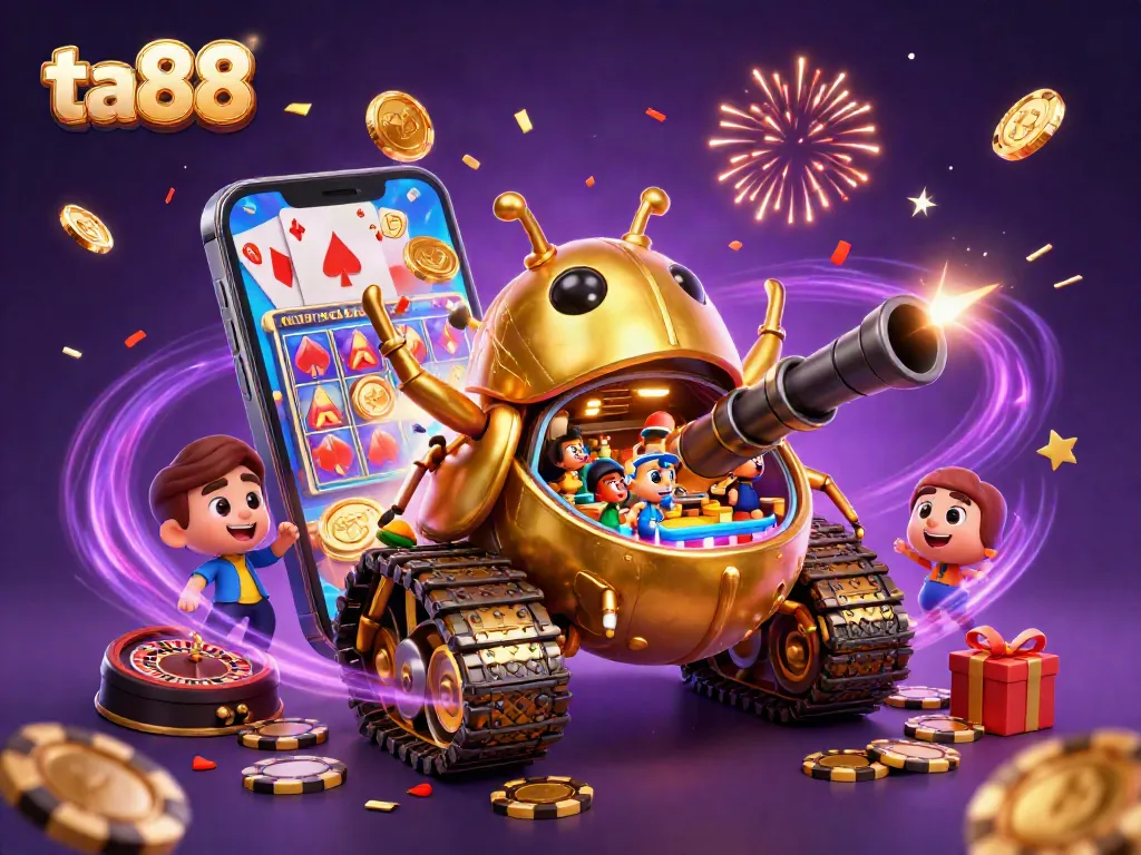 Engage in thrilling gameplay within the ta88 miniature casino inside a 3D beetle tank.