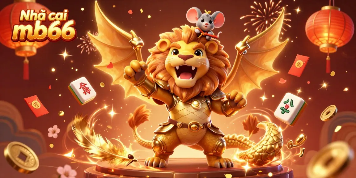 Experience thrilling games at Nhà cái mb66 with vibrant 3D casino illustration showcasing rich gaming elements.