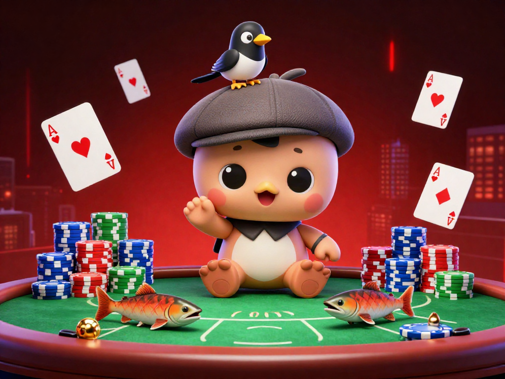 Dabet players enjoy poker tables and colorful chips in this vibrant 3D casino scene.