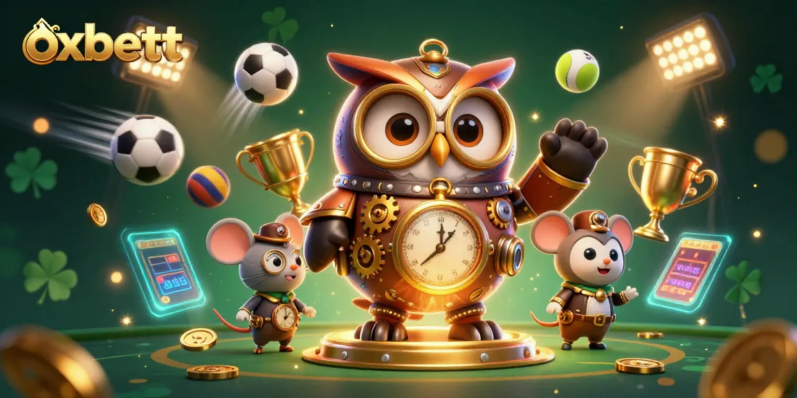 Experience thrilling moments at Oxbett, where gaming meets steampunk fantasy in a casino atmosphere.