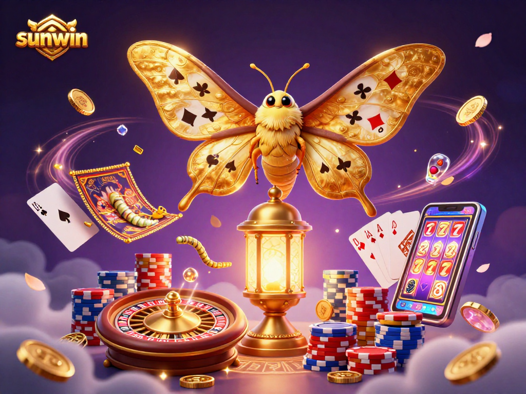 Experience the thrill of winning with sunwin's vibrant casino scene featuring lucky symbols and rich details.
