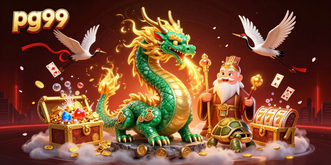 Engage with the exhilarating atmosphere of pg99, featuring dynamic dragon, lucky cranes, and vibrant slot visuals.