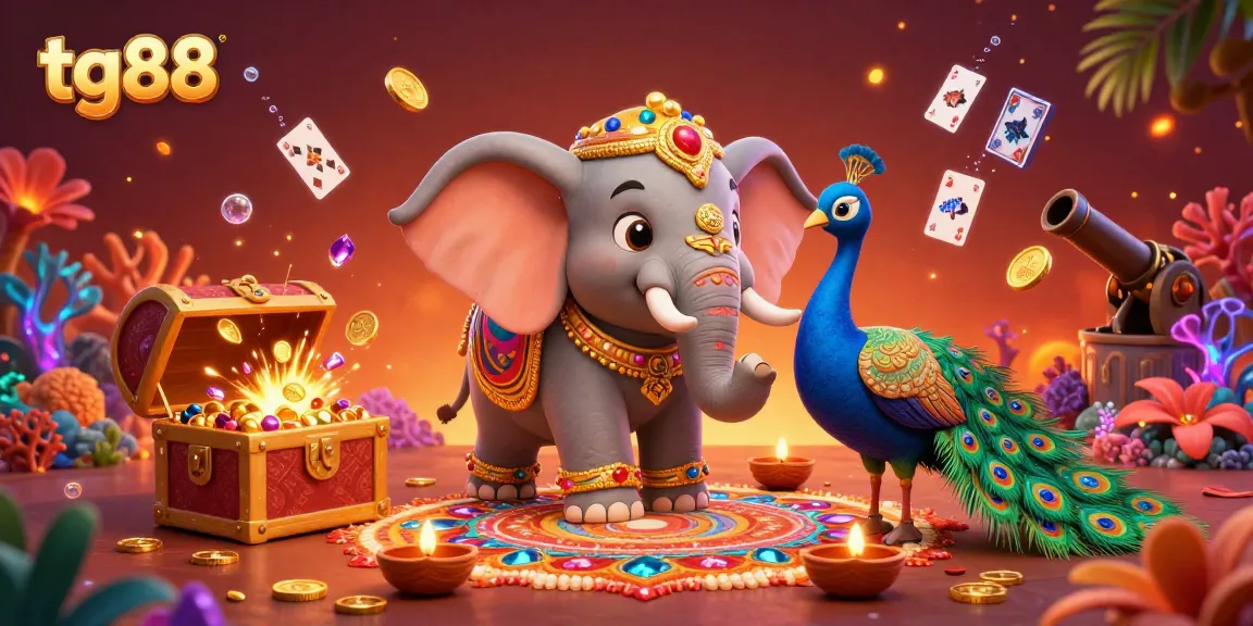 Engage with tg88's thrilling casino experience through vibrant gameplay and dynamic illustrations.
