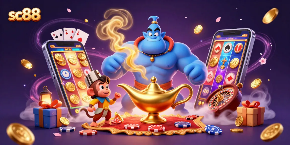 Experience thrilling gameplay at sc88 with cartoon characters and casino elements coming alive.