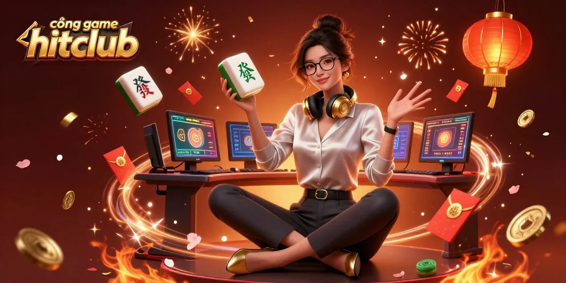 Win big at cổng game hitclub with this vibrant casino gaming illustration showcasing exciting elements.
