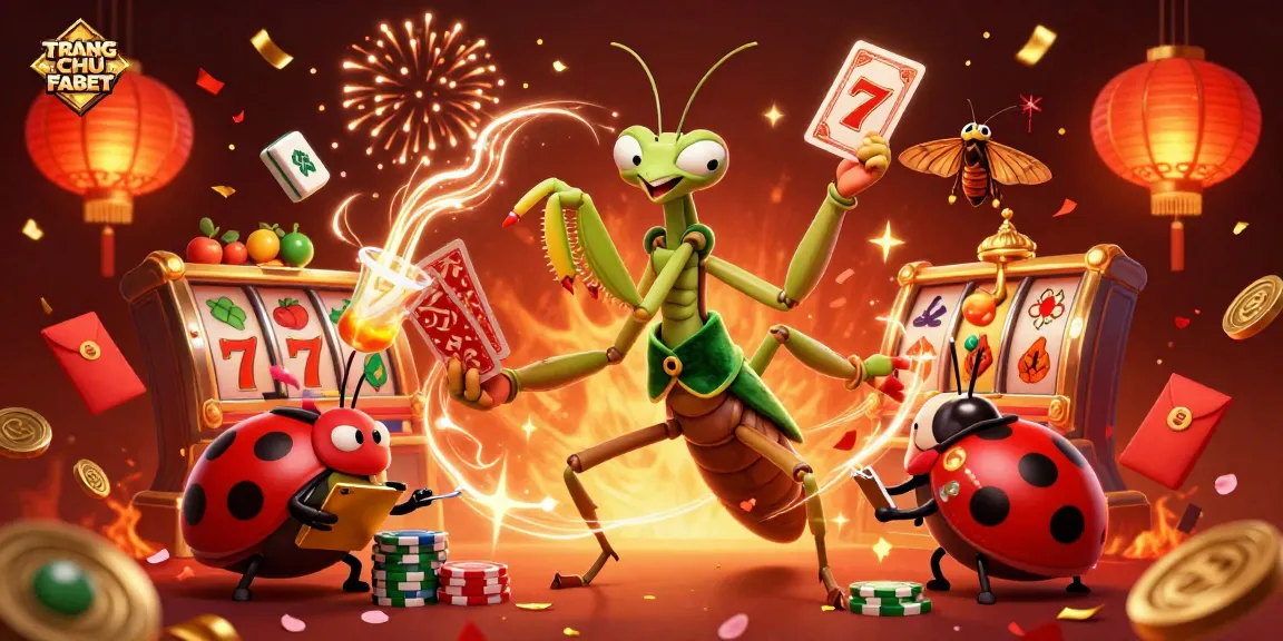 Experience vibrant gaming at TRANG CHỦ FABET with dynamic slots, lively characters, and a festive atmosphere.