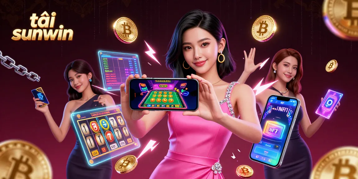 Engage in action with tải sunwin, showcasing a confident woman immersed in a live dealer casino game.
