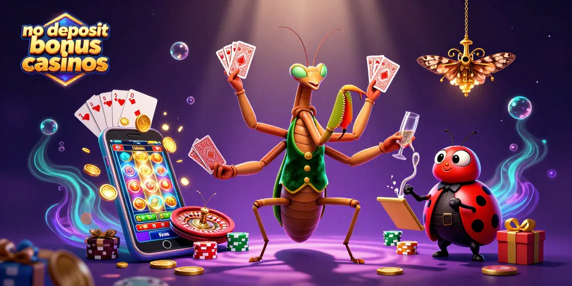 Engage with the vibrant world of no deposit bonus casinos featuring whimsical characters and exciting gaming elements.