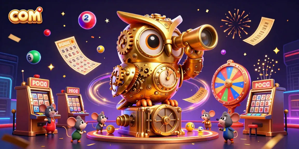 Engage in exciting gameplay at com with a vibrant casino scene featuring a golden owl overseeing action.