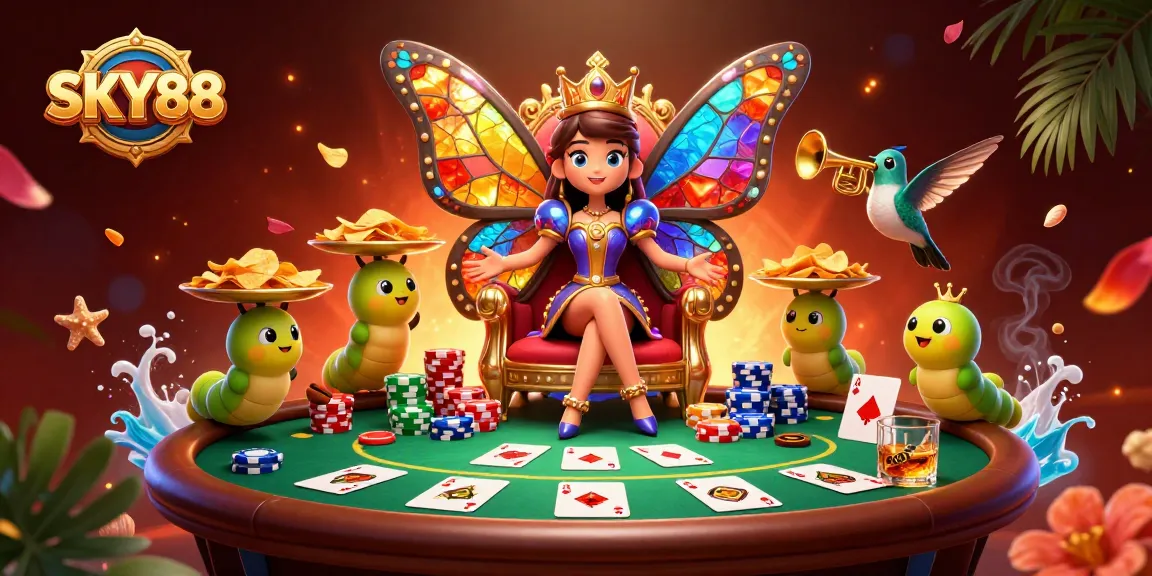 Engage with thrilling gameplay at SKY88 with exciting poker action and vibrant casino atmosphere.