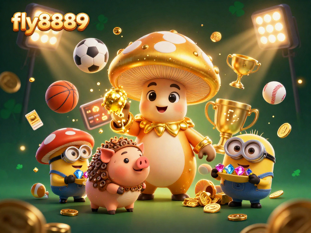 Engage with fly8889, where golden magic meets treasure hunting in this dynamic casino scene.