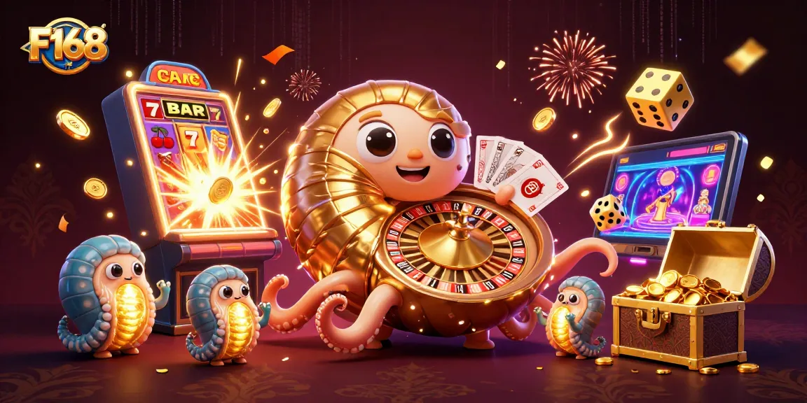 F168 engages players in a vibrant online casino scene with thrilling game elements and immersive visuals.