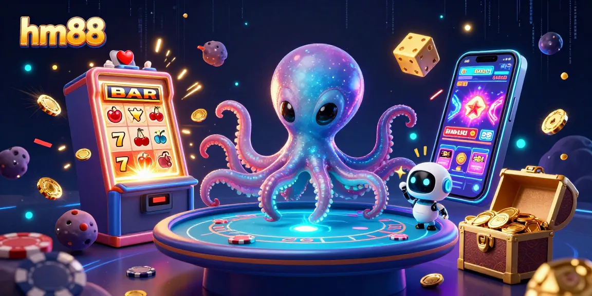 Experience thrilling gameplay with hm88 in an electrifying cosmic casino featuring vibrant characters and exciting elements.
